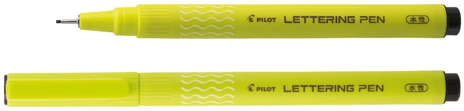 PILOT Feutre de calligraphie LETTERING PEN 20, noir - OEM 086496