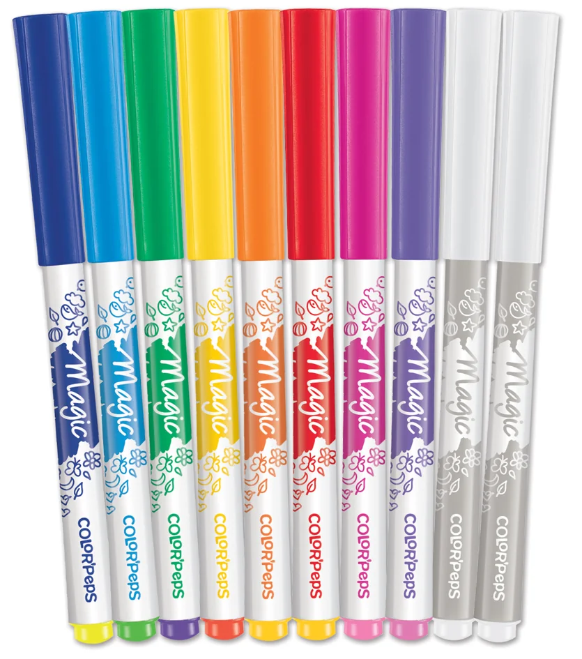 Maped Feutre COLOR'PEPS Magic, étui de 10 en carton - OEM 844612