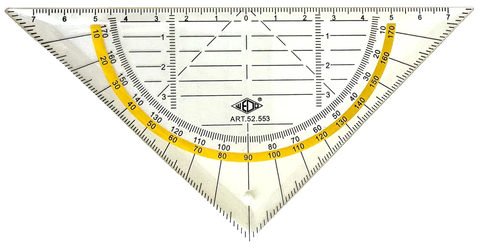 WEDO Equerre géométrique, flexible, hypoténuse 160 mm - OEM 52 553