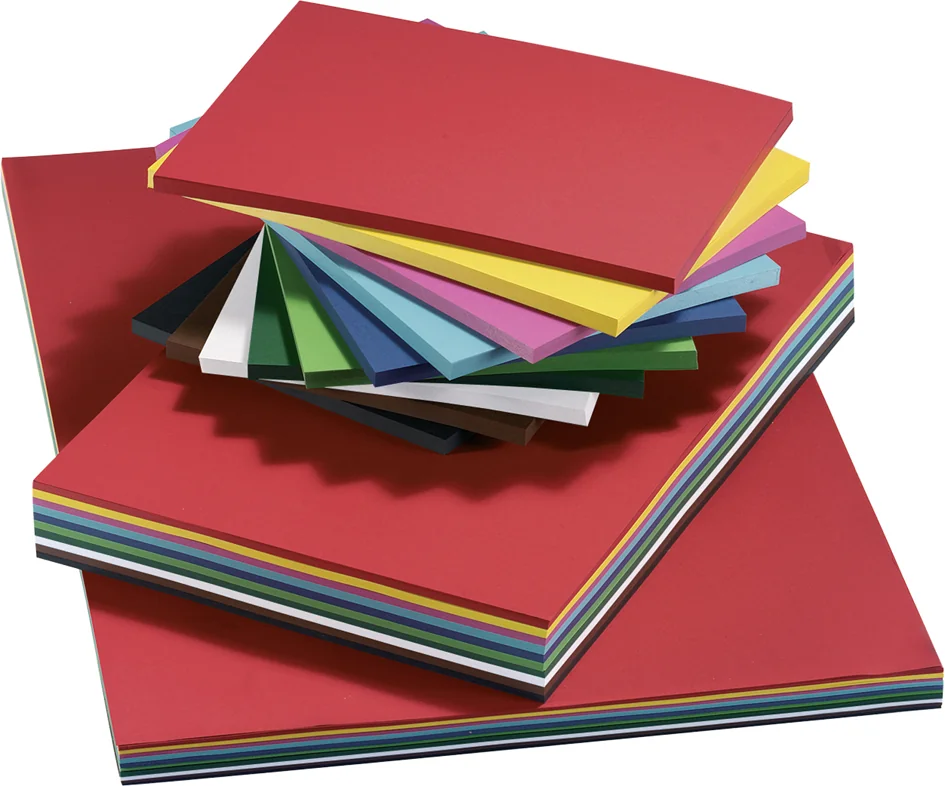 folia Carton de couleur, A2, 160 g/m2, lisse, assorti - OEM 66212509