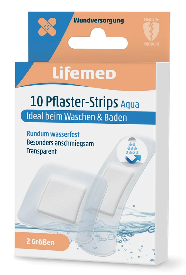 Lifemed Pansements 'Aqua', boîte de 10, transparent - OEM 99000