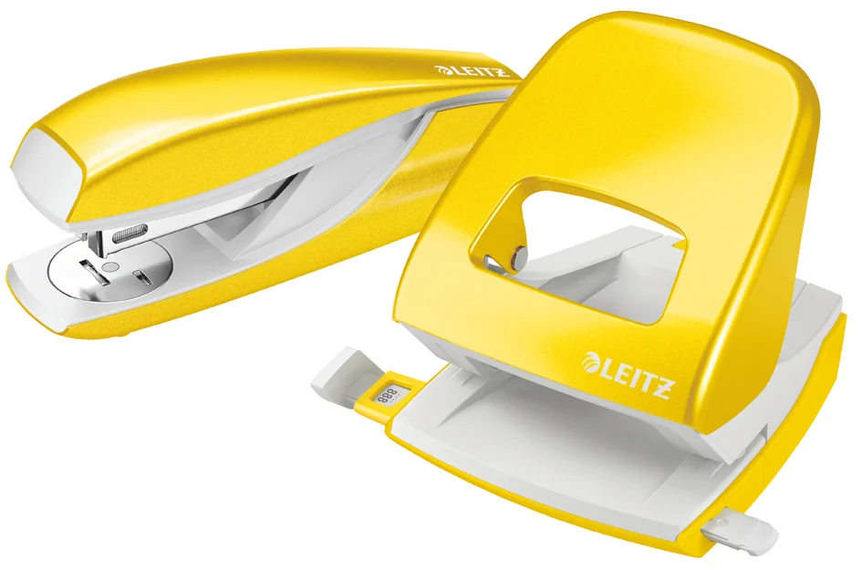 LEITZ Agrafeuse & perforateur Nexxt WOW, noir métallisé - OEM 5095-10-95