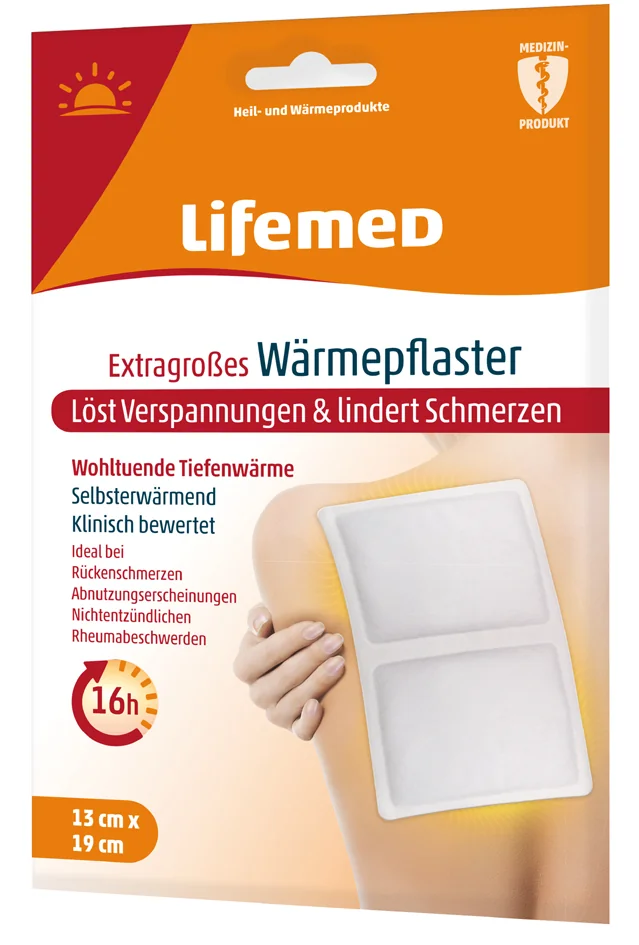 Lifemed Patch chauffant, 190 x 130 mm, blanc - OEM 99320