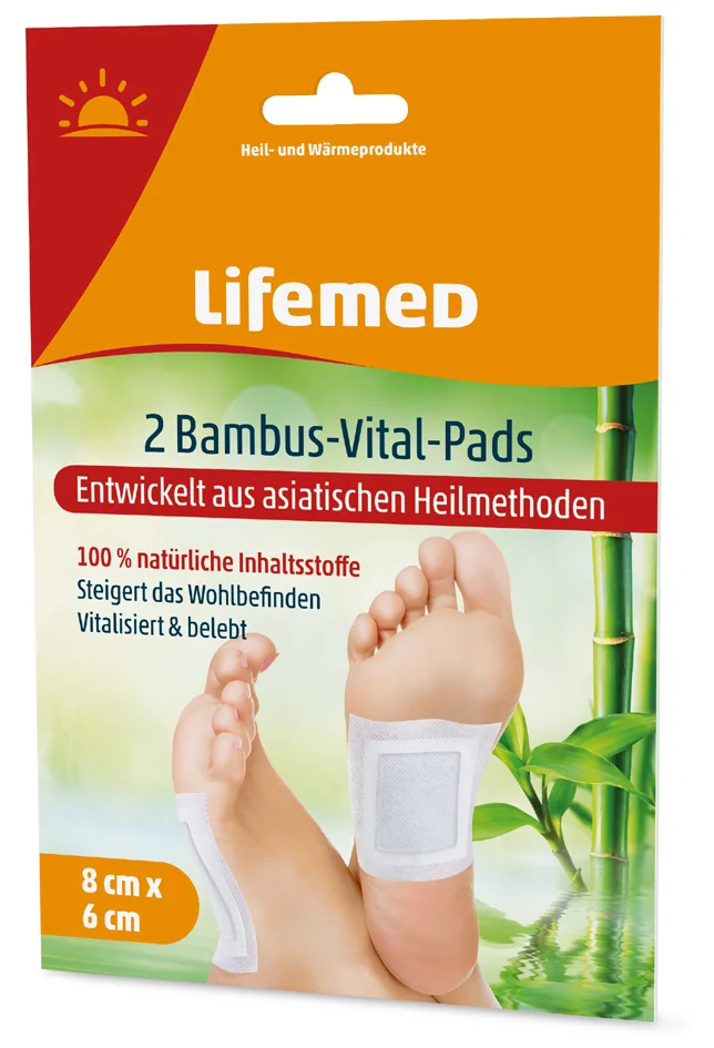 Lifemed Compresses vitales Bambou, 80 x 60 mm, blanc - OEM 99326