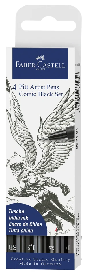 FABER-CASTELL Feutre PITT artist pen, kit Comic - OEM 267194