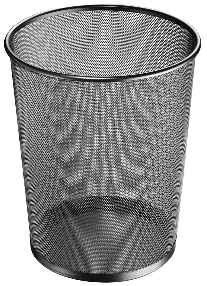 herlitz Corbeille à papier Manhattan, 18 litres, noir - OEM 300000546