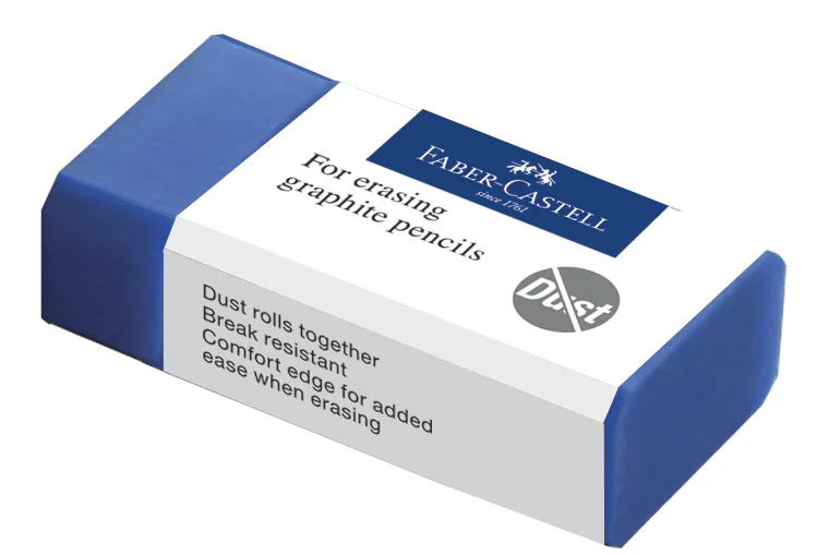 FABER-CASTELL Gomme en plastique DUST-FREE, bleu - OEM 187170
