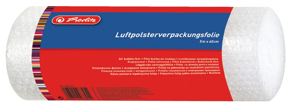 herlitz Film à bulles d'air, 400 mm x 5 m, épaisseur: 0,07mm - OEM 300003479
