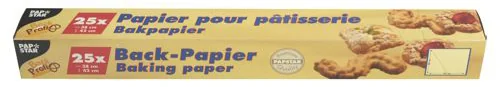 PAPSTAR Papier sulfurisé, feuilles, brun - OEM 14201