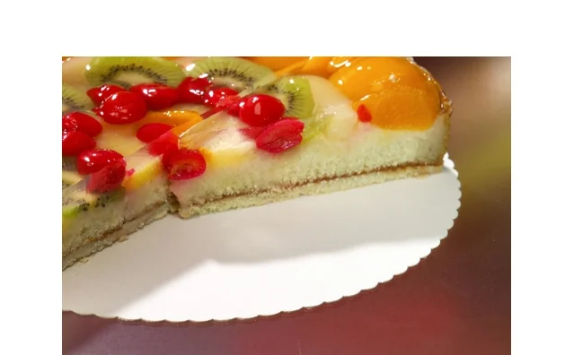 PAPSTAR Fond de tarte 'pure', rond, 300 mm, blanc, par 100 - OEM 11372