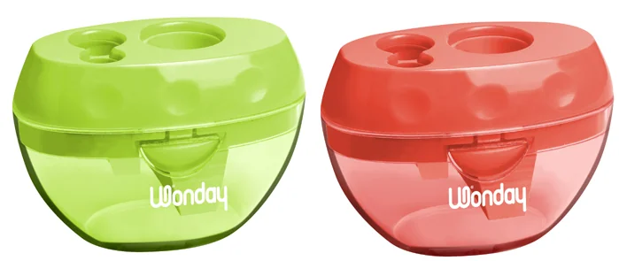 Wonday Taille-crayons 'TAILL'TOU', 3 usages, assorti - OEM FTC350063
