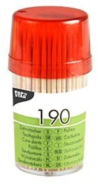 PAPSTAR Cure-dent, en bois, rond, longueur: 65 mm - OEM 12694