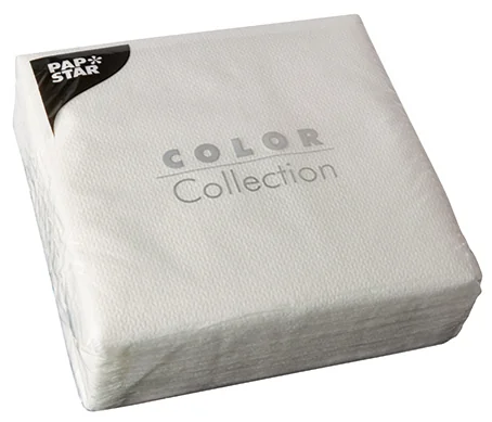 PAPSTAR Serviette, 330 x 330 mm, 1 couche, blanc - OEM 12300