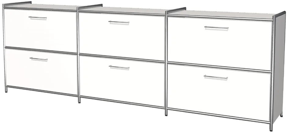 kerkmann Bahut ARTLINE, 2 hauteurs de classeur, anthracite - OEM 13791913