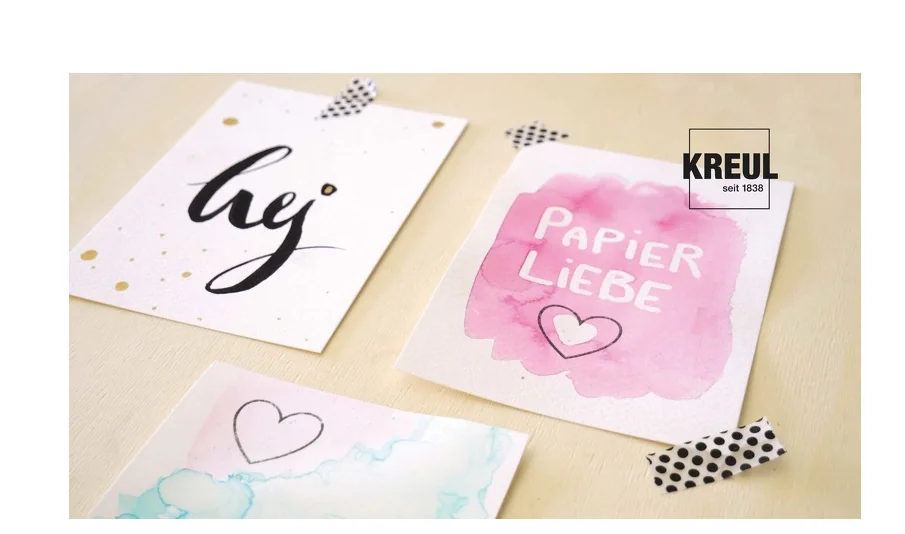 KREUL Kit créatif 'PaperLove', 6 pièces - OEM 49933 – Image 2