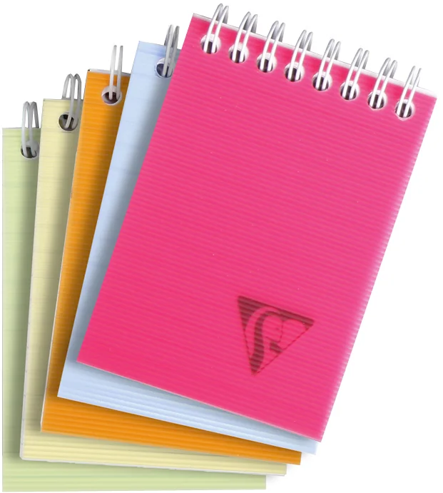 Clairefontaine Bloc reliure intégrale LINICOLOR, A7, 5/5 - lot de 10 - OEM 328665C