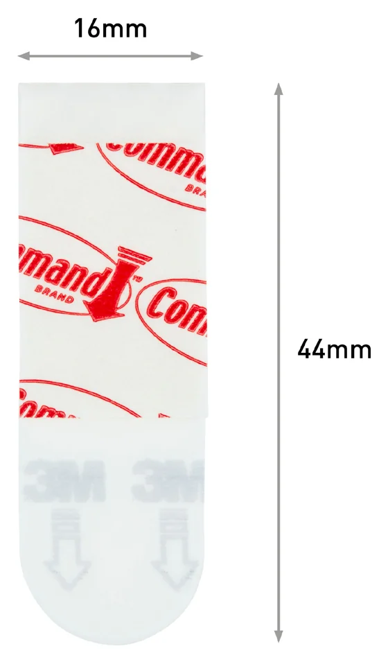 Command 3M Command Languette autocollante pour posters, S, blanc - OEM 17024-12-FGN