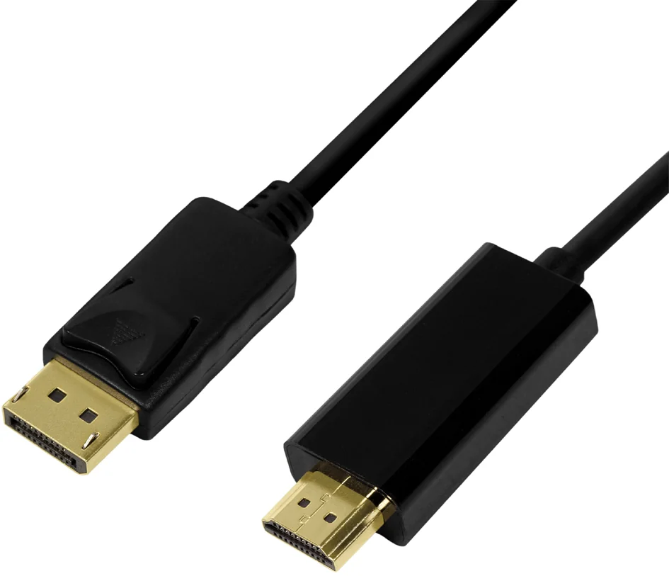LogiLink Câble de connexion DisplayPort 1.2-HDMI 1.4, 5,0 m - OEM CV0129