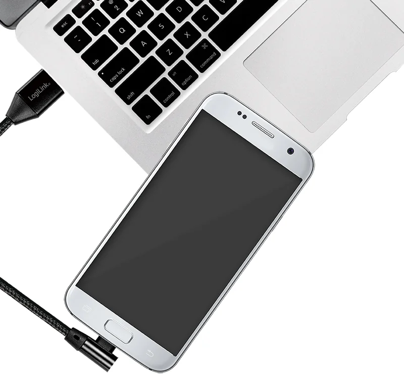 LogiLink Câble USB 2.0, USB-A - Micro USB, 0,3 m, rouge - OEM CU0149