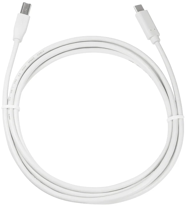 LogiLink Câble USB 2.0, USB-C - USB-B mâle, 2,0 m, gris - OEM CU0161