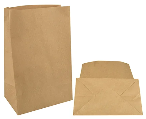 PAPSTAR Sac en papier à fond plat, 220 x 185 x 97 mm - OEM 88447
