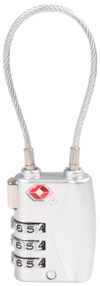 pavo Cadenas TSA à combinaison pour bagages, en zinc / acier - OEM 8046744