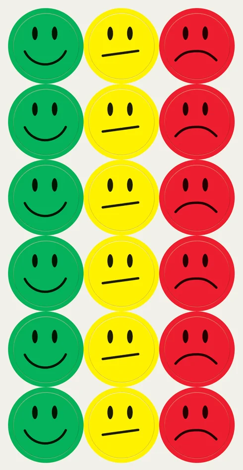 sigel Pastille de présentation Smiley, papier, assorti - OEM BA172