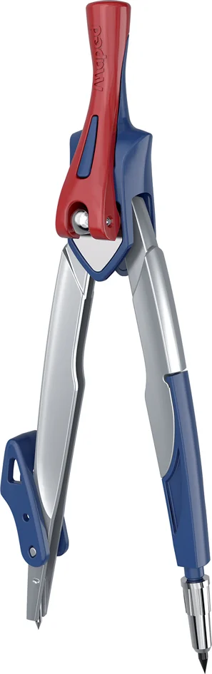 Maped Compas Stop System, en blister, bleu/rouge - OEM 019600