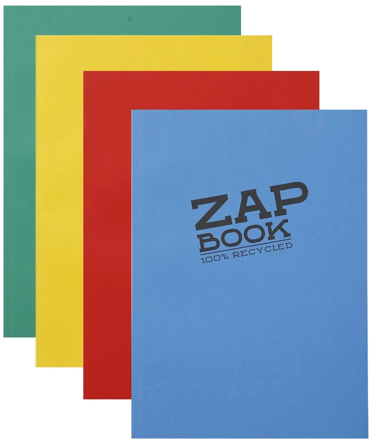 Clairefontaine Carnet d'esquisse ZAP BOOK, A4, 80 g/m2 - lot de 5 - OEM 3354C