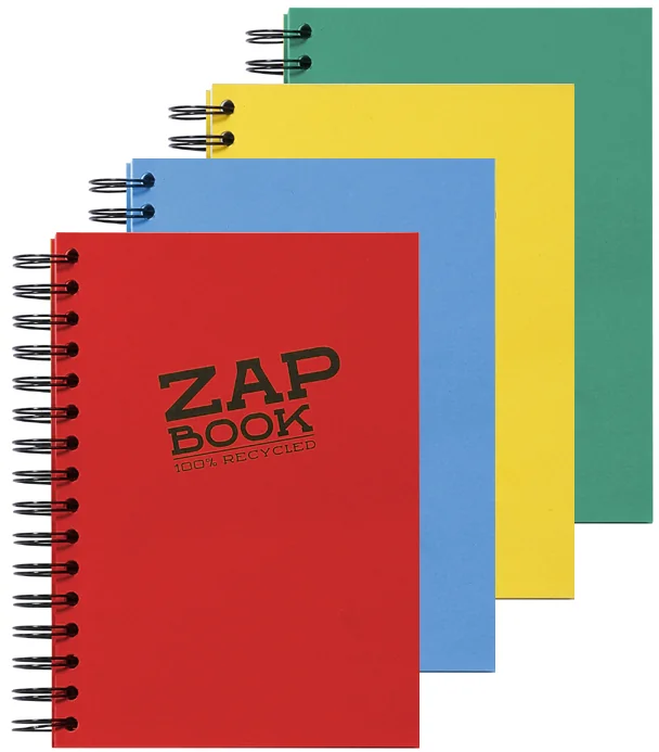 Clairefontaine Carnet d'esquisse ZAP BOOK, A4, 80 g/m2 - lot de 5 - OEM 8354C