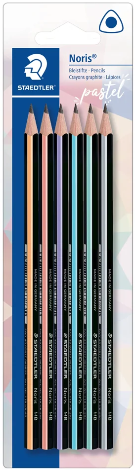 STAEDTLER Crayon Noris pastel, degré de dureté: HB, blister - OEM 118 BK6 PA