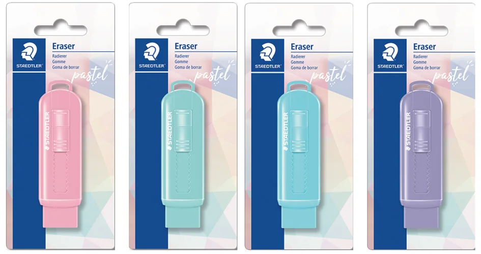 STAEDTLER Gomme 525 PS1 pastel, assorti - OEM 525 PSBKPA