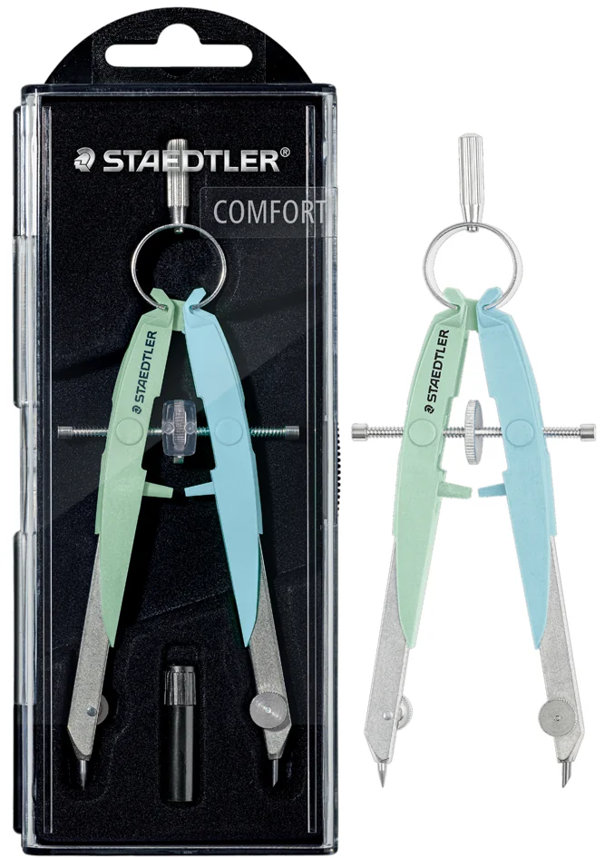 STAEDTLER Compas géométrique précision Mars Comfort pastel - OEM 556 00-PA1