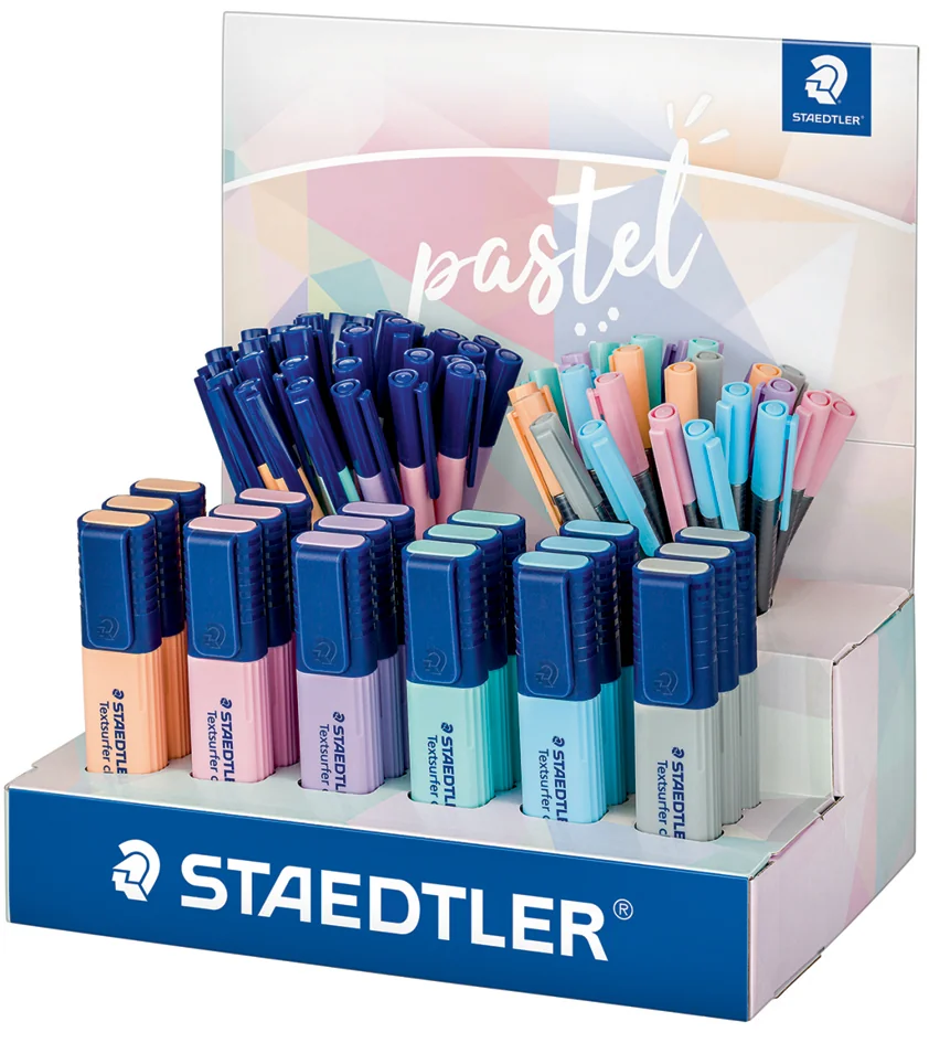 STAEDTLER Présentoir outils d'écriture pastel - OEM 61 SCA1 PA