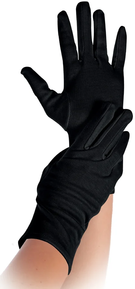 HYGOSTAR Gant en coton NERO, noir, S - lot de 12 - OEM 27168