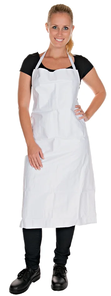 HYGOSTAR Tablier à bavette, coton, blanc - lot de 2 - OEM 2051