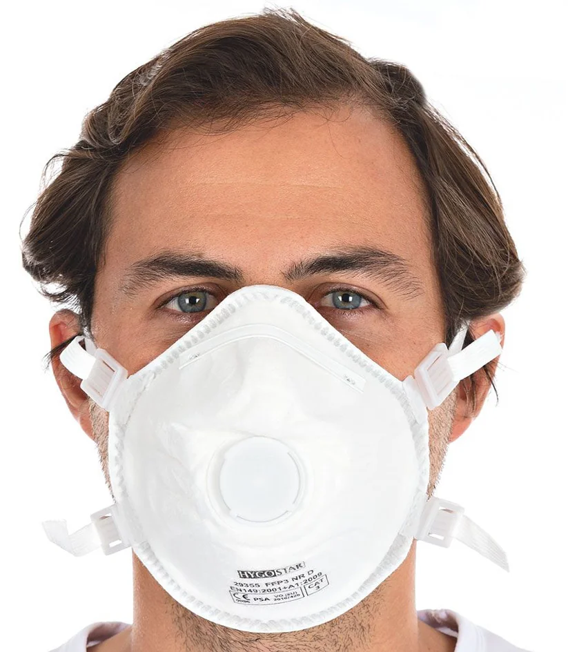 HYGOSTAR Masque respiratoire dolomite, protection: FFP3 - lot de 10 - OEM 29355