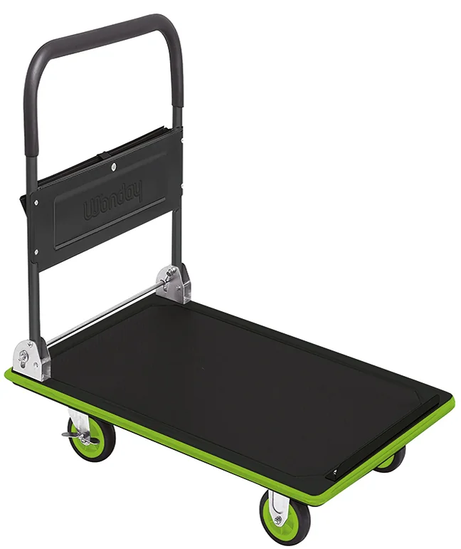 Wonday Chariot à plate-forme en acier, charge: 150 kg, noir/ - OEM MCH500271