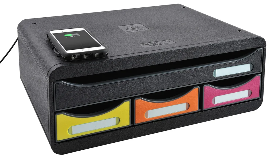 EXACOMPTA Module de classement TOOLBOX MINI QI, 4 tiroirs - OEM 319798QID