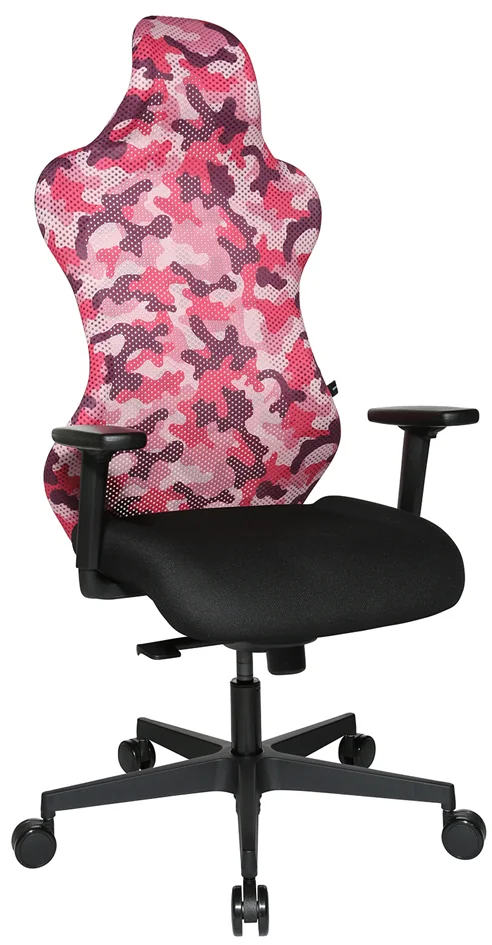 Topstar Chaise de bureau 'Sitness RS Sport', noir/rose - OEM SR500TW1 BC04 – Image 2
