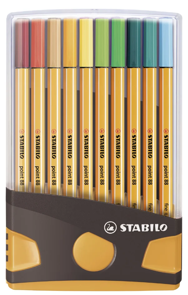STABILO Feutre point 88, ColorParade de 20, gris/orange - OEM 8820-03-05
