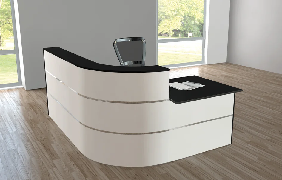 kerkmann Comptoir d'accueil Cento 4, blanc/anthracite - OEM 21385310