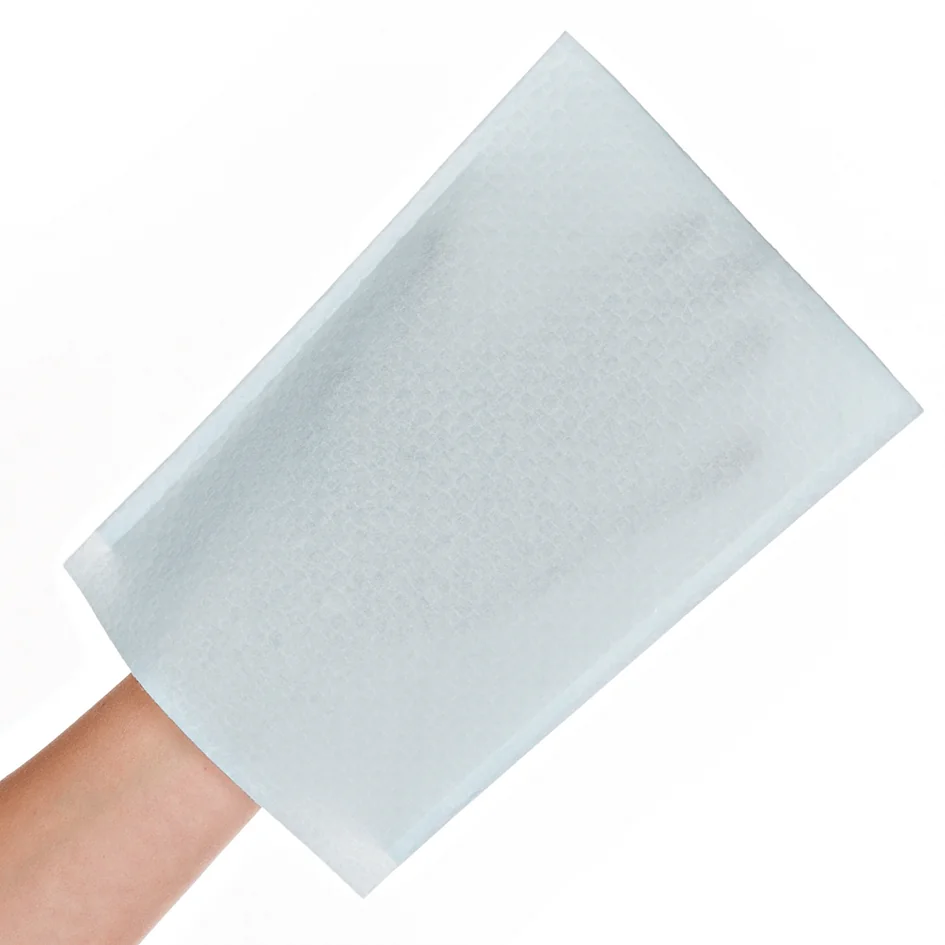 HYGOSTAR Gant de toilette FRESH, Airlaid, bleu clair - OEM 5341