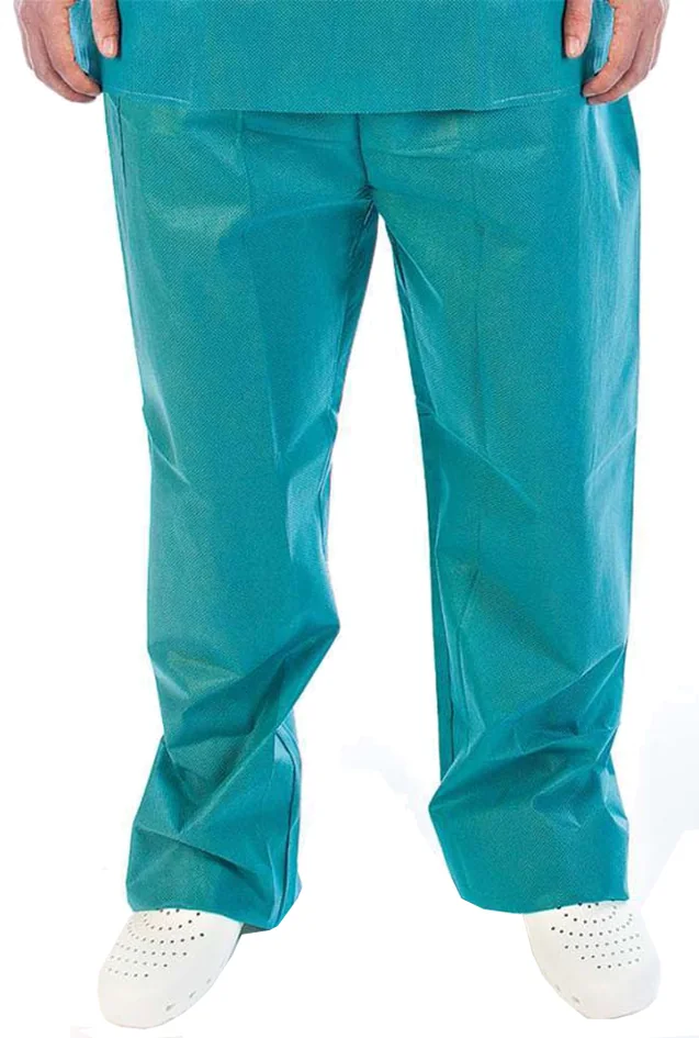 HYGOSTAR Pantalon de bloc opératoire, en SMS, vert, S - OEM 27517