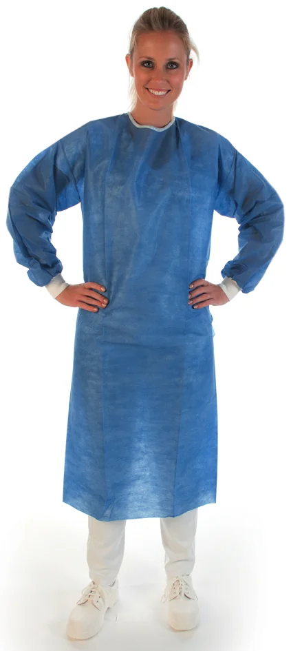 HYGOSTAR Blouse chirurgicale SMS, bleu, L - OEM 27734