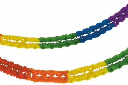 PAPSTAR Guirlande pour grande salle 'Rainbow', 250 mm - OEM 18884