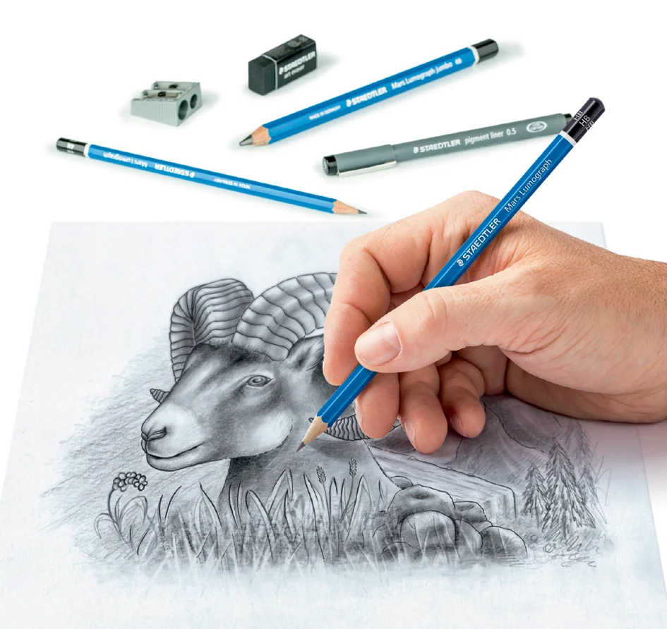 STAEDTLER Kit de dessin Sketching Design Journey, 12 pièces - OEM 61 100