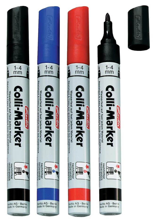 herlitz Marqueur permanent 'Collimarker', pointe ogive - OEM 300010413