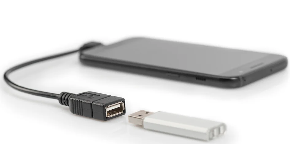 DIGITUS Câble adaptateur USB 2.0, micro USB-B - USB-A, 0,15m - OEM AK-300313-002-S