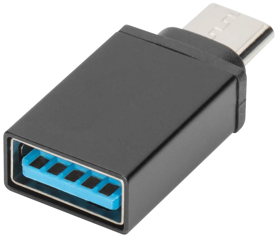 DIGITUS Adaptateur USB, USB-C - USB-A, noir - OEM AK-300506-000-S